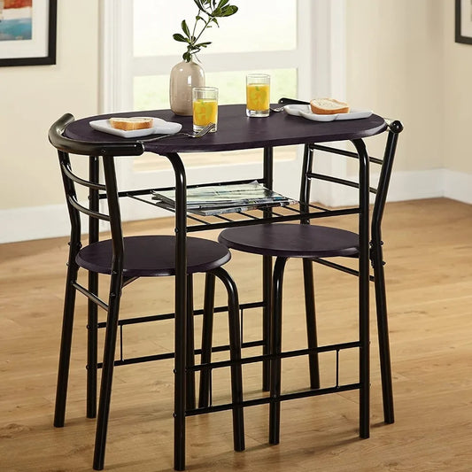 Wooden Round Table And Chair Set For Kitchen Dining Room