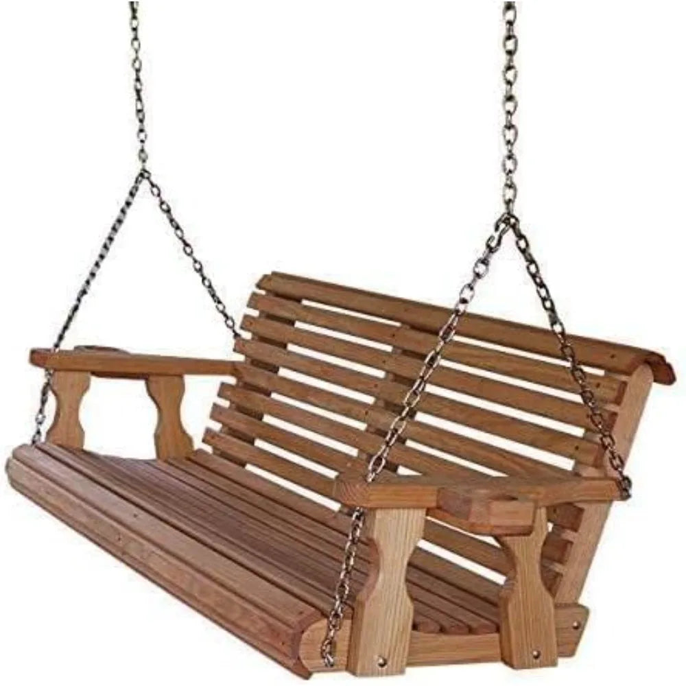 Huanzhuang Rollback Porch Swing With Cup Holders 700 Lb Capacity