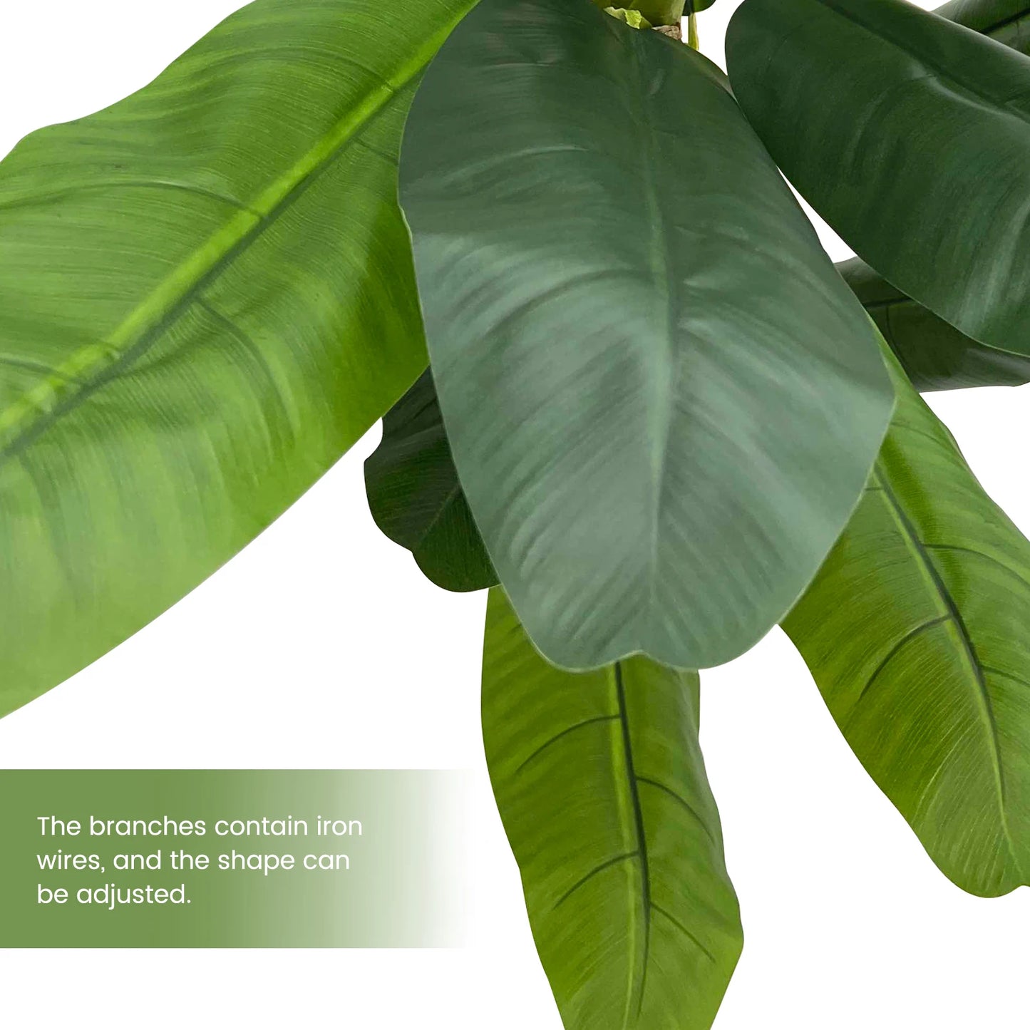HiMISSCN Artificial Banana Tree Faux Plant For Home Decor