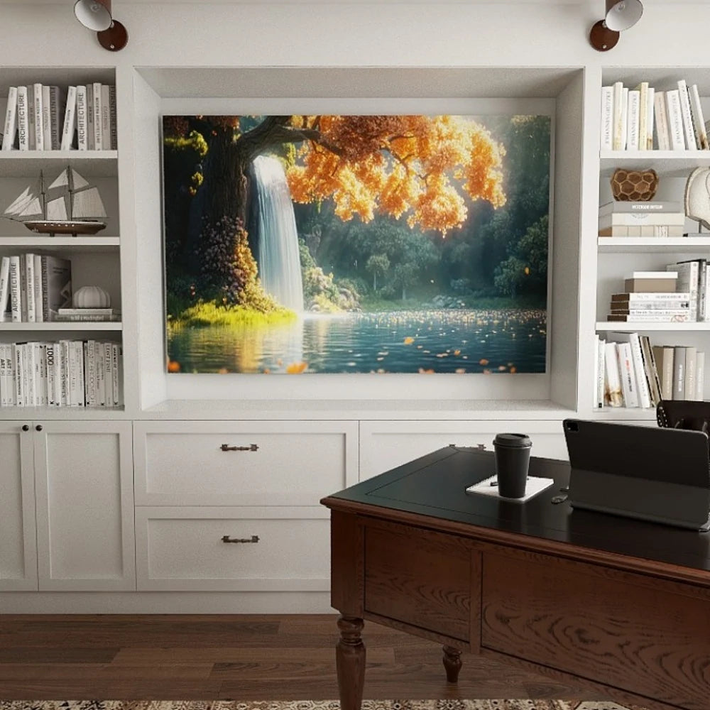 Pine Canvas Wall Art Frame for Living Room