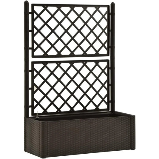 JIAOYING Garden Raised Bed Trellis Self Watering Planter