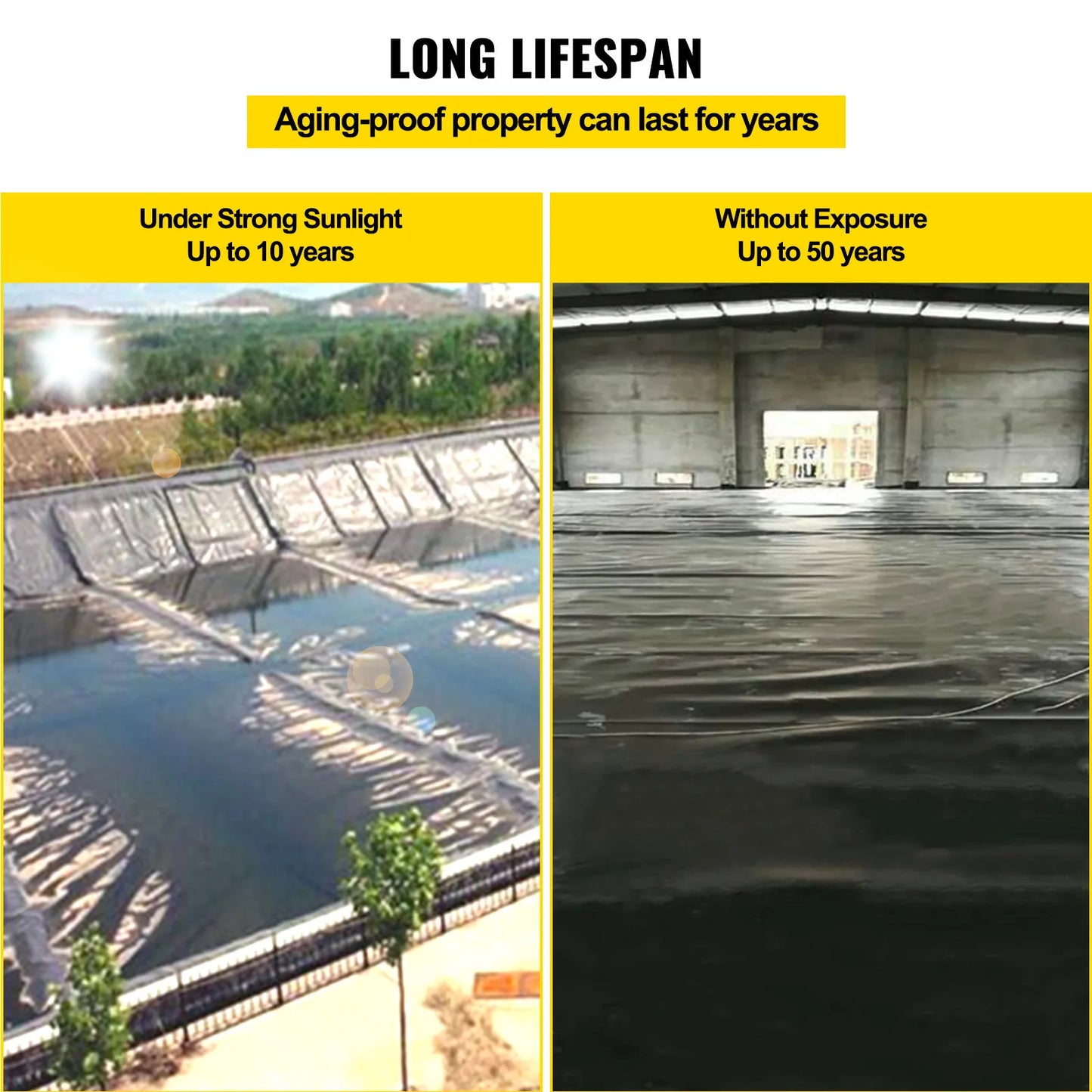 LLDPE Pond Liner Waterproof for Fish Ponds Durable