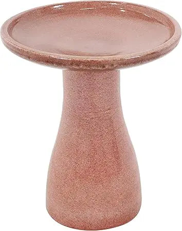Sunnydaze Ceramic Outdoor Bird Bath Hand Painted UV Frost