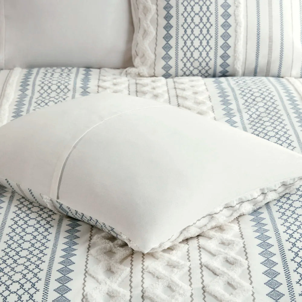 CN Hong Kong Cotton Printed Duvet Cover Set With Chenille