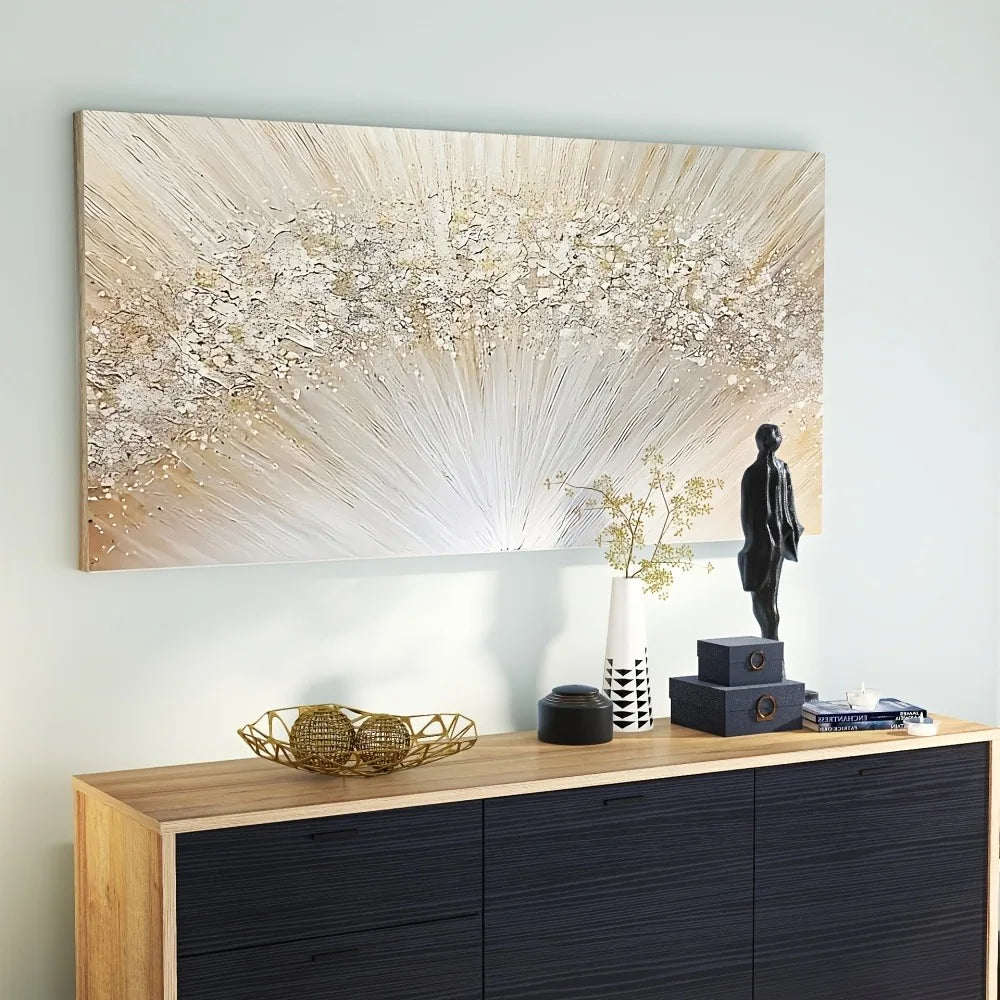 Hign-concerned Twisting Lines Visual Flow Abstract Painting