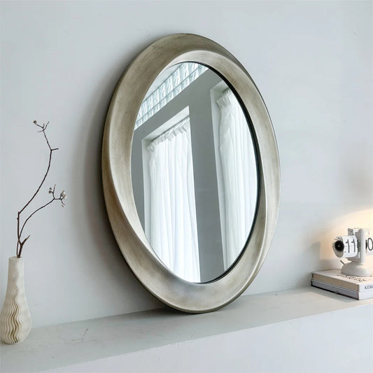 LUVODI Antique Baroque Gold Framed Wall Mirror Decor