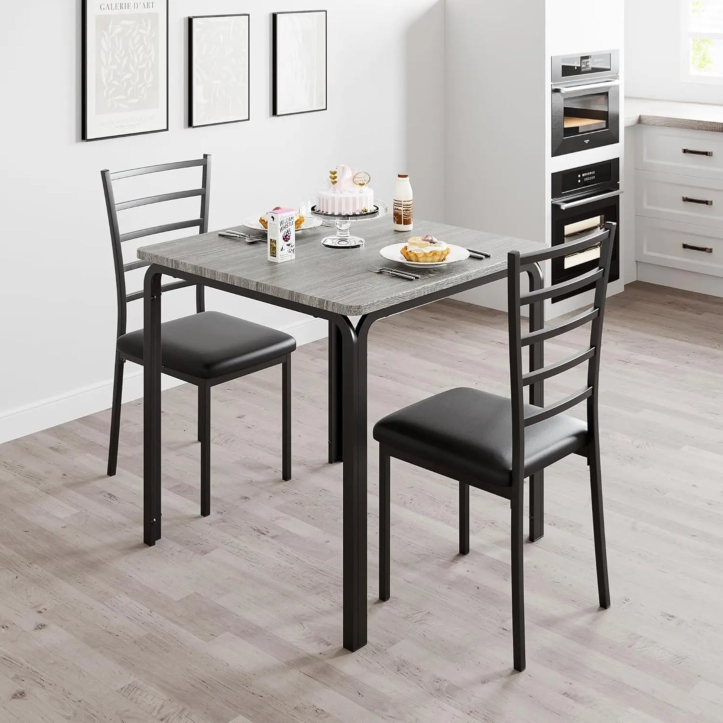 Warm Welcome Decor Modern Dining Table Set For Small Spaces