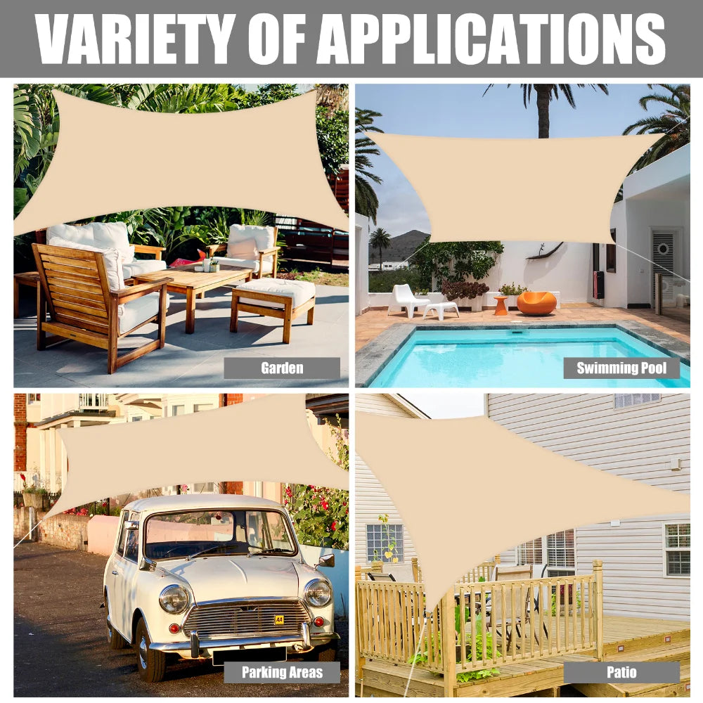 Jiangsu Sun Shade Sail Outdoor Canopy UV Block Shade Cloth